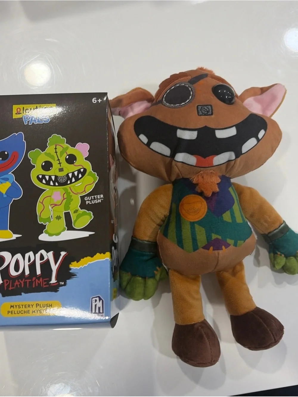 Poppy Playtime Gutter Plush - Brown Green Collector Plush Toy